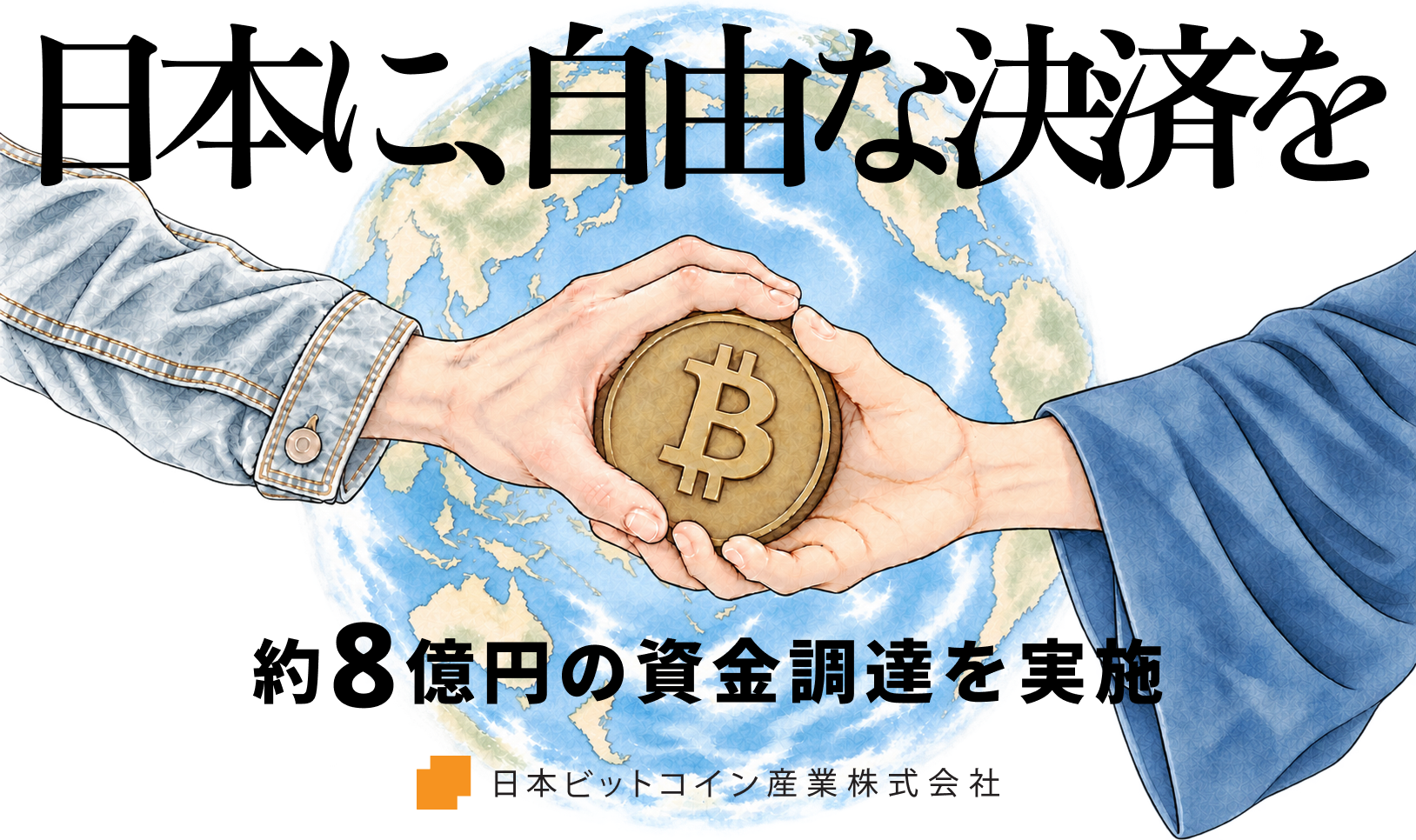 「日本に、自由な決済を」日本ビットコイン産業、約8億円をビットコインで資金調達